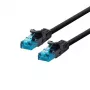 Cabo de rede LOGON UTP Cat5e, 5 m, RJ-45 macho para RJ-45 macho, preto