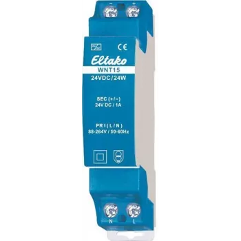 Eltako WNT15-24VDC/24W/1A fonte de alimentação comutada de gama alargada 20000073 (20000073)