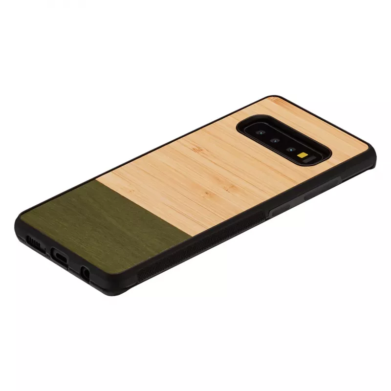 Capa para smartphone Man and Wood para Galaxy S10 — Bamboo Forest preto