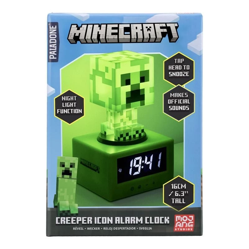 Despertador Paladone Minecraft Creeper Icon
