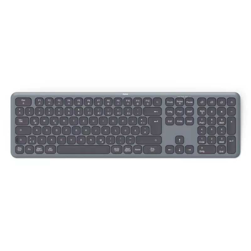 Conjunto de teclado e rato multi-dispositivo preto cinzento