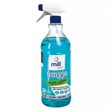 Limpa-vidros e azulejos Mill CLEAN Umyje, 1,22 L, para janelas, espelhos e cerâmica