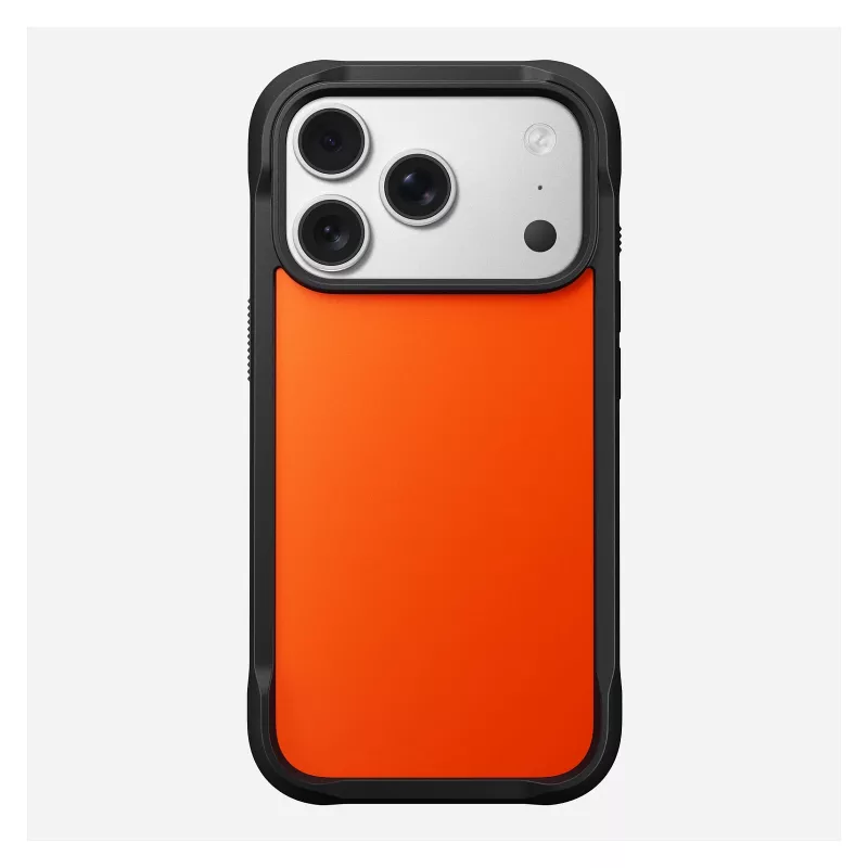 Capa para telemóvel Nomad Rugged Case para iPhone 17 Pro — 16 cm (6,3 polegadas), laranja