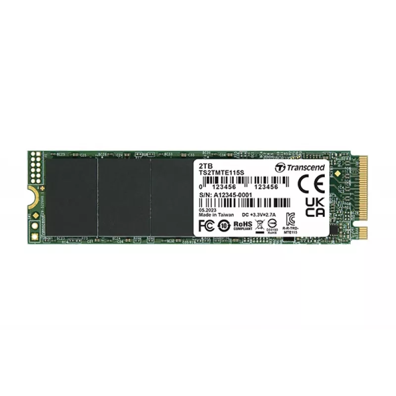 Disco SSD Transcend 1 TB M.2 PCIe Gen3 x4 NVMe TS1TMTE115S