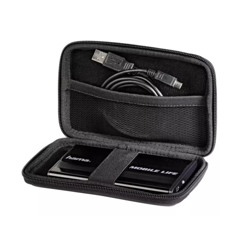 Capa para HDD de 2,5 polegadas Hama, EVA, preto