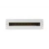 Lanberg AK-VDP103-S painel de distribuição de tensão de 19 polegadas 3U com calha DIN TS-35, cinzento