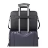 Mala para portátil DEFENDER FIRM 26123 para portáteis de 15,6 polegadas, poliuretano, preto, toploader, alça removível