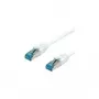 VALUE - Cabo de rede - RJ-45 (M) para RJ-45 (M) - 1,5 m - SFTP, PiMF - CAT 6a - isento de halogéneos, moldado, proteção do encaixe, flexível - branco (21.99.1996)