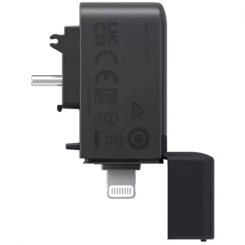 Leitor de cartões Insta360 X4 Quick Reader USB Type-C Lightning preto