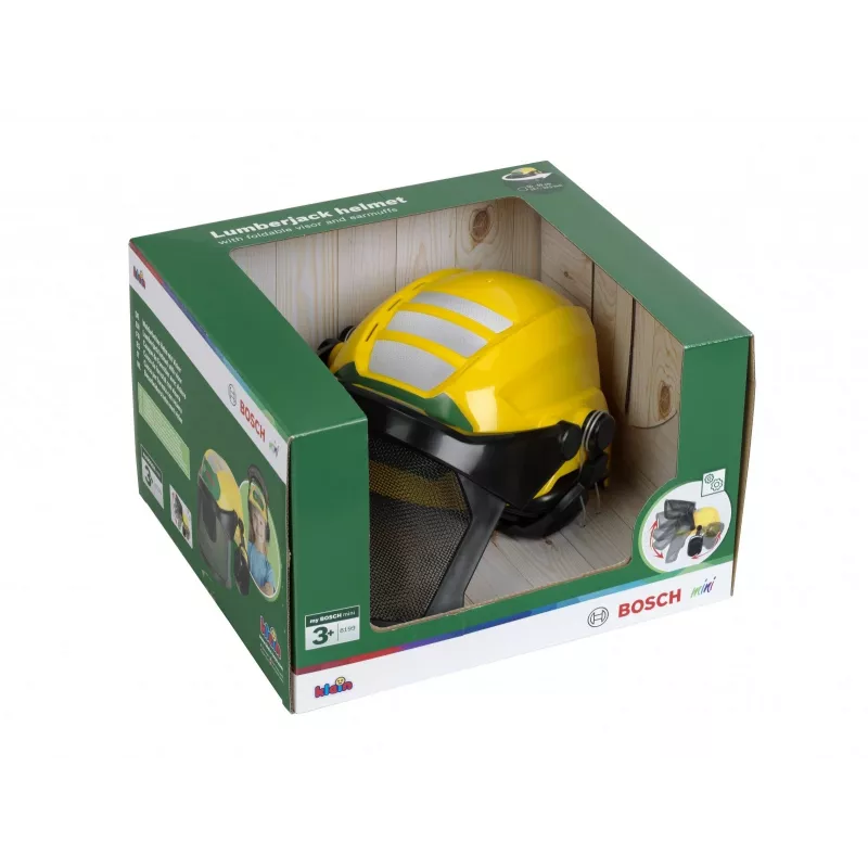 Capacete de lenhador KLEIN com viseira modelo 8199 — capacete de proteção de brincar para crianças