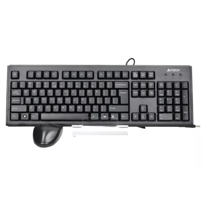 A4Tech KM-72620D - conjunto teclado e rato - USB - US - preto