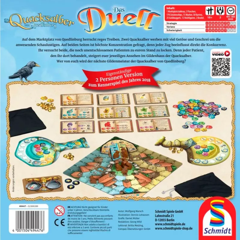 Die Quacksalber von Quedlinburg - Das Duell, jogo de tabuleiro