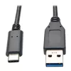 Cabo Tripp U428-003-G2 USB-C para USB-A (macho/macho) - USB 3.2 Gen 2 (10 Gbit/s) - compatível com Thunderbolt 3 - 0,91 m - 1,83 m - USB C - USB A - USB 3.2 Gen 2 (3.1 Gen 2) - Macho/Macho