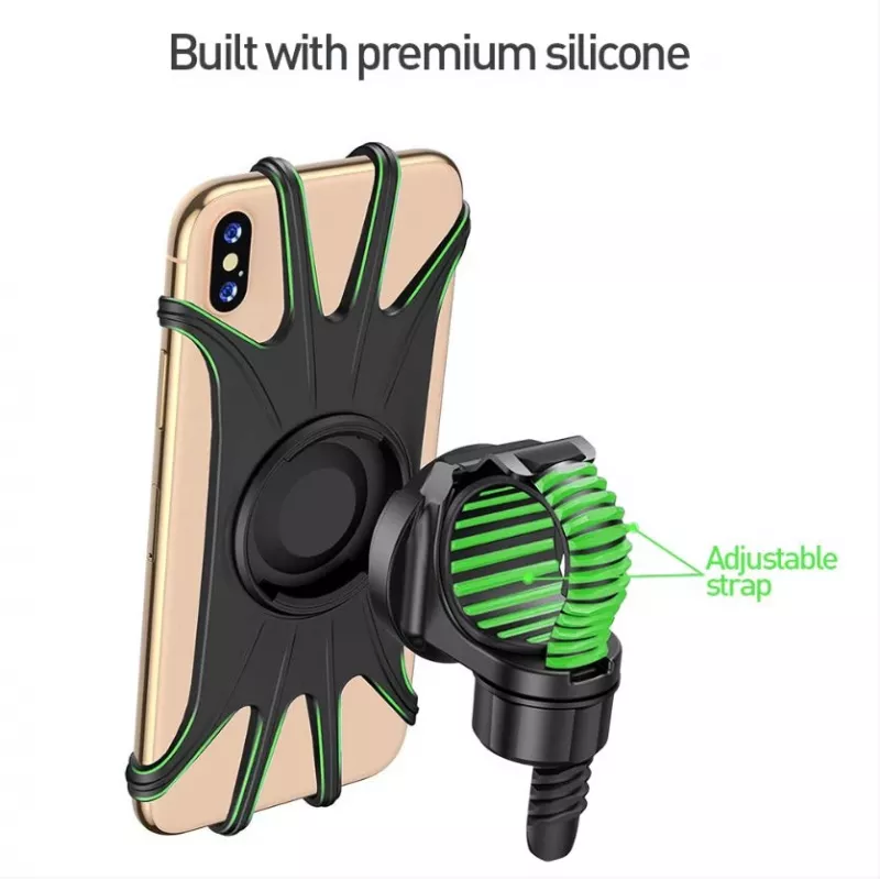 Suporte de telemóvel para bicicleta Tellur BPH100 preto – suporte de guiador para smartphones, suporte ajustável