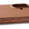 Mujjo Full Leather Case MagSafe capa para iPhone 17 castanho