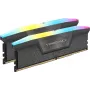 CORSAIR VENGEANCE RGB 32GB 2x16GB DDR5 6000MT/s DIMM Unbuffered 36-44-44-96 Std PMIC AMD EXPO dissipador cinzento PCB preto 1.4V