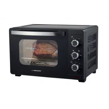 Mini-forno ESPERANZA EKO006N – forno de bancada elétrico compacto de 25 L, 1600 W, convecção, botões rotativos