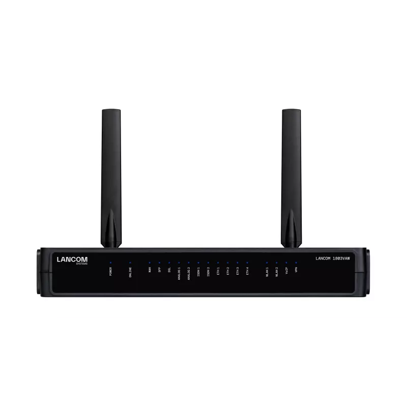 LANCOM 1803VAW (EU) gateway SD-WAN VoIP com modem VDSL2/ADSL2+ (62154)