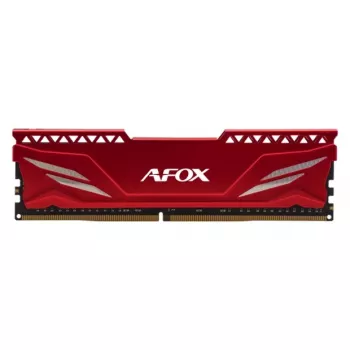 RAM DDR4 para desktop AFOX 16GB 3200MHz CL16 1x16GB 1,35 V Unbuffered vermelho