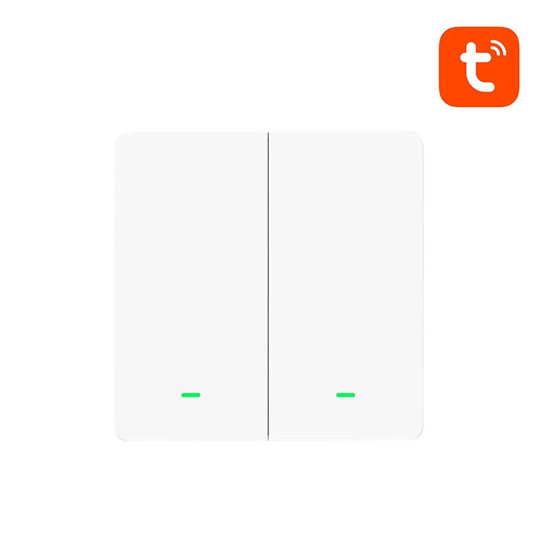 Interruptor de luz inteligente Gosund | nitebird SW9 WiFi Tuya com controlo remoto, interruptor Wi‑Fi de balancé simples