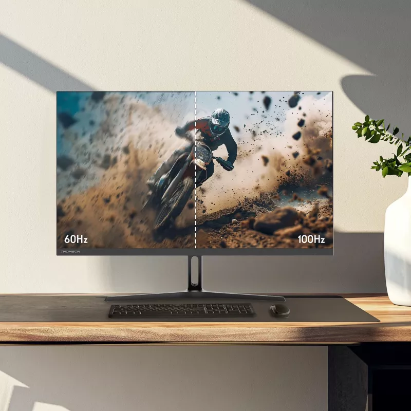 Monitor THOMSON M24FB2Y14 24 polegadas (61 cm) Full HD 1920x1080 VA LED, 14 ms, VESA, preto