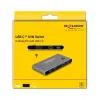 Comutador KVM DeLOCK 11487 USB 8K Ultra HD 144 Hz