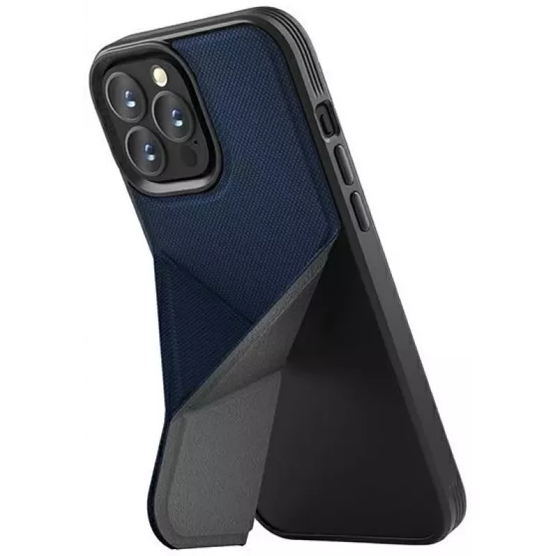 UNIQ Transforma capa para iPhone 14 Pro Max 6,7, MagClick Charging, azul elétrico