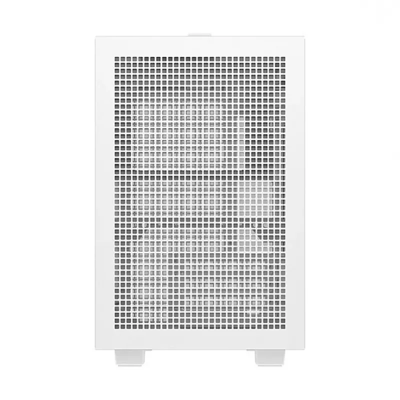 Caixa de computador DeepCool CH160 PLUS WH Small Form Factor branca, microATX, vidro temperado, USB-C