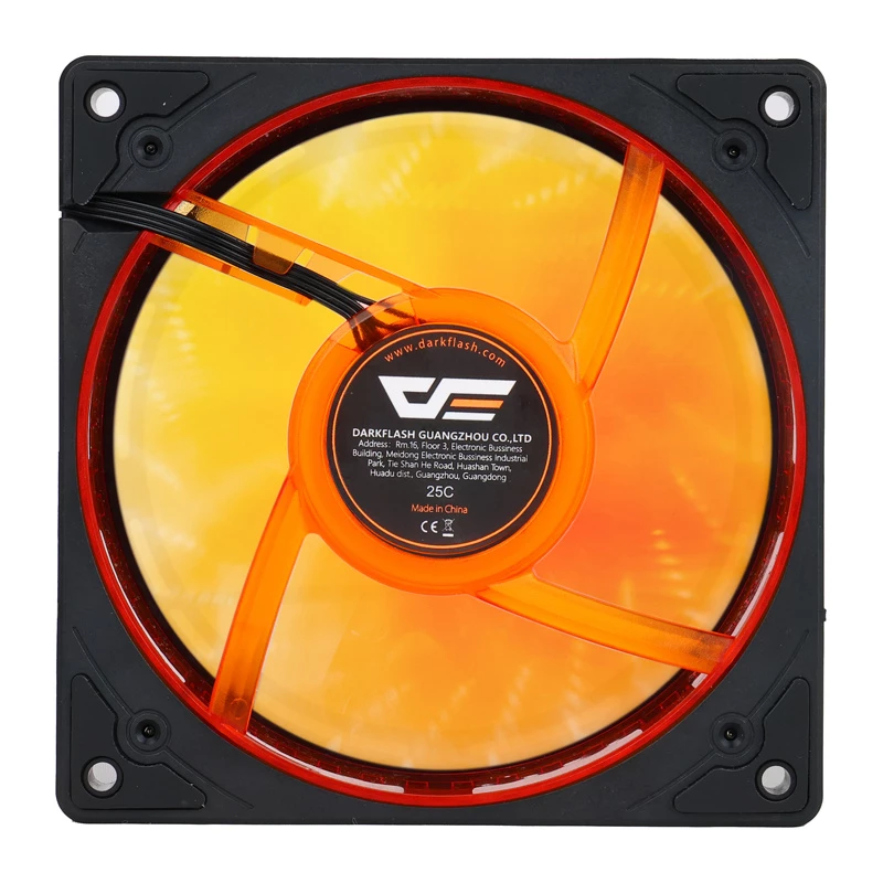 Ventoinha de arrefecimento Darkflash DE8 (preta)