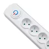 Proteção contra sobretensões Qoltec 50293 branco 8 tomadas AC 230 V