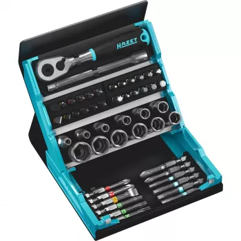 Conjunto de bits Hazet 2200SC-2, encaixe de 1/4 polegadas, 32 peças