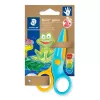 Tesouras Staedtler Noris Junior corte reto azul amarelo 100 mm