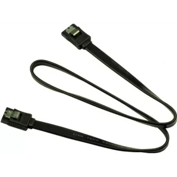 Inter-Tech - Cabo SATA - Serial ATA 150/300/600 - SATA para SATA - 50 cm - com trava (88885310)