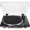 AT-LP70XBTBS, Gira-discos Preto/Prata, pré-amplificador phono integrado, Bluetooth, totalmente automático, acionamento por correia