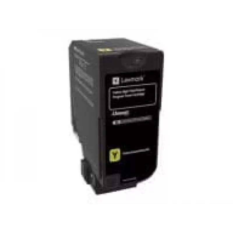 Lexmark - Alta capacidade - amarelo - original - cartucho de toner LCCP, LRP - para Lexmark CX725de, CX725dhe, CX725dthe (84C2HY0)