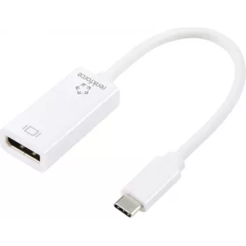 Renkforce Adaptador USB-C®, DisplayPort [1x ficha USB-C® - 1x conector fêmea DisplayPort] 0,15 m (RF-6056894)