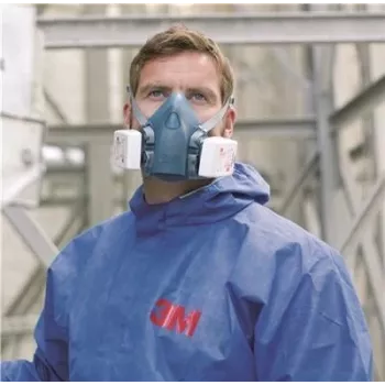 Semimáscara de proteção respiratória 3M 7501 tamanho S - silicone DIN EN 140 (7000104176)