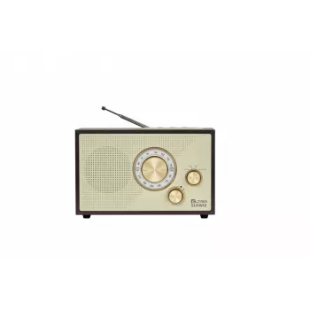 Rádio OR Nightingale USB/BT castanho-escuro