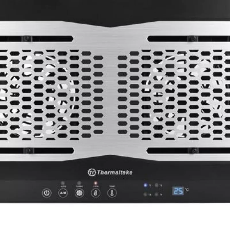 Thermaltake Massive TM Base de refrigeração para portátil, 2 ventoinhas de 120 mm, CL-N002-PL12BL-A