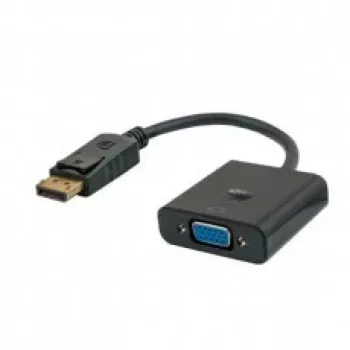 Adaptador de cabo de vídeo Savio CL-90 DisplayPort para VGA 0,2 m preto