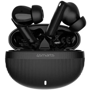 Headset 4smarts SkyBuds Pro ANC True Wireless Stereo Bluetooth Preto