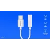 Adaptador de áudio USB Type 3.1 C (M) – Jack 3,5mm (F) branco SAVIO AK-51