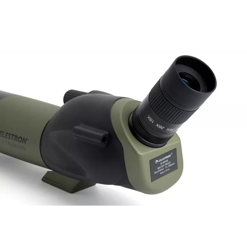 Telescópio Celestron Ultima 65 55x BaK-4 preto, cinzento