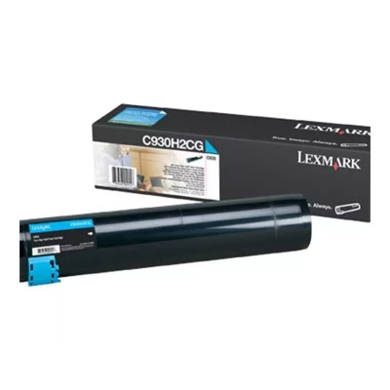 Lexmark - alta capacidade - ciano - original - cartucho de toner LCCP - para C935dn, 935dtn, 935dttn, 935hdn (0C930H2CG)