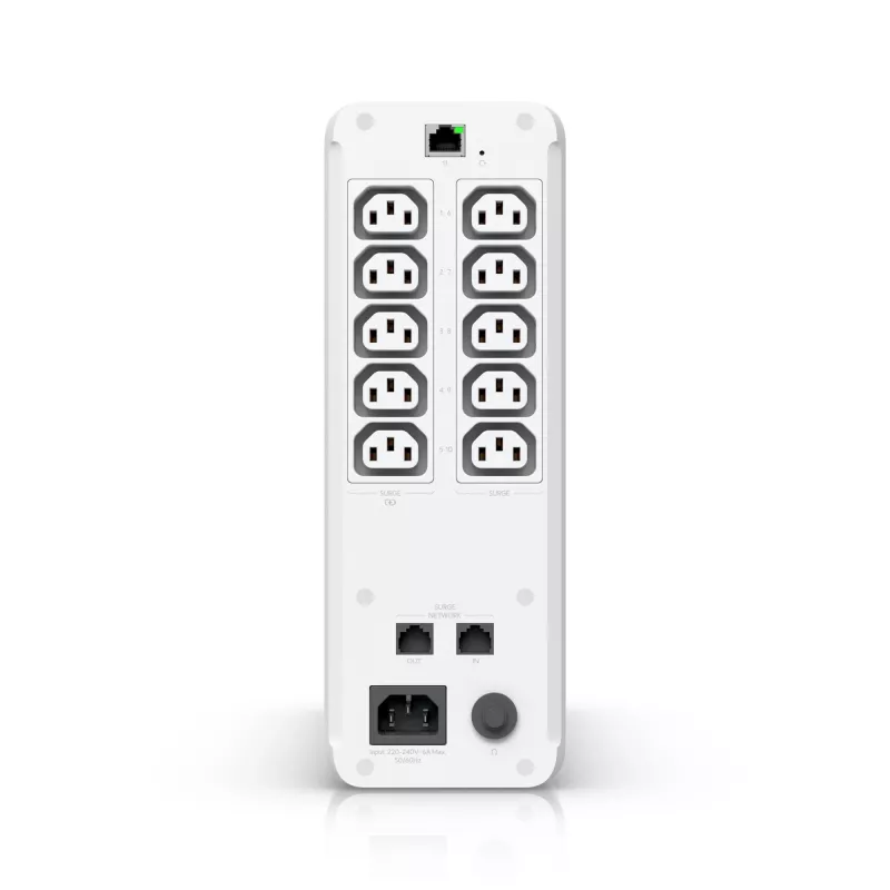 UPS Ubiquiti UPS-TOWER-EU Unifi Managed 1 Kva com 10 tomadas reiniciáveis por software