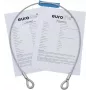 Cabo de aço EUROLITE 5801048G 1000 x 4 mm prateado com olhal