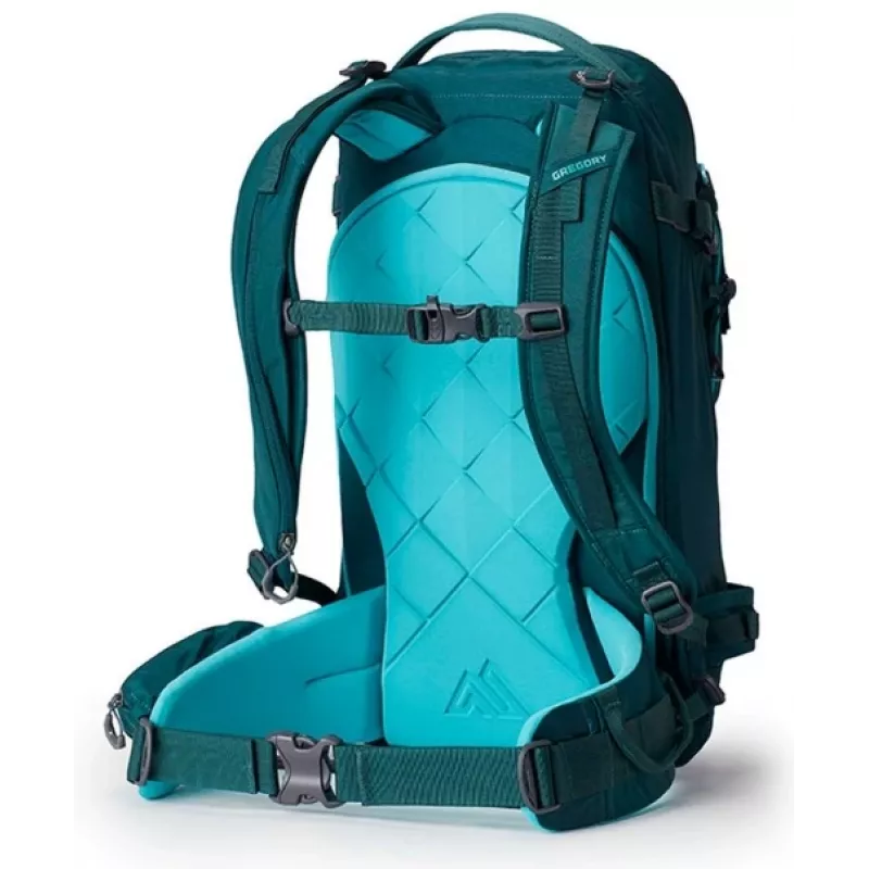 Mochila de caminhada para mulher Gregory Targhee 30 L S/M verde