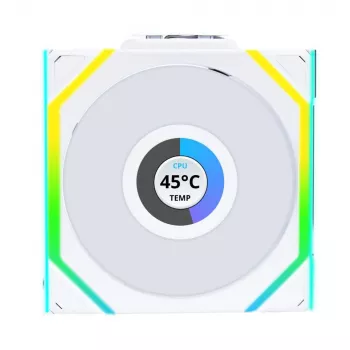 Ventoinha Lian Li UNI FAN SL Wireless 120 12 cm branca 3 unidades 28,5 dB 64,05 cfm
