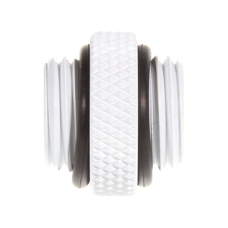 Adaptador Bitspower reto, rosca macho G1/4 – rosca macho G1/4, branco (BP-DWWP-C42)