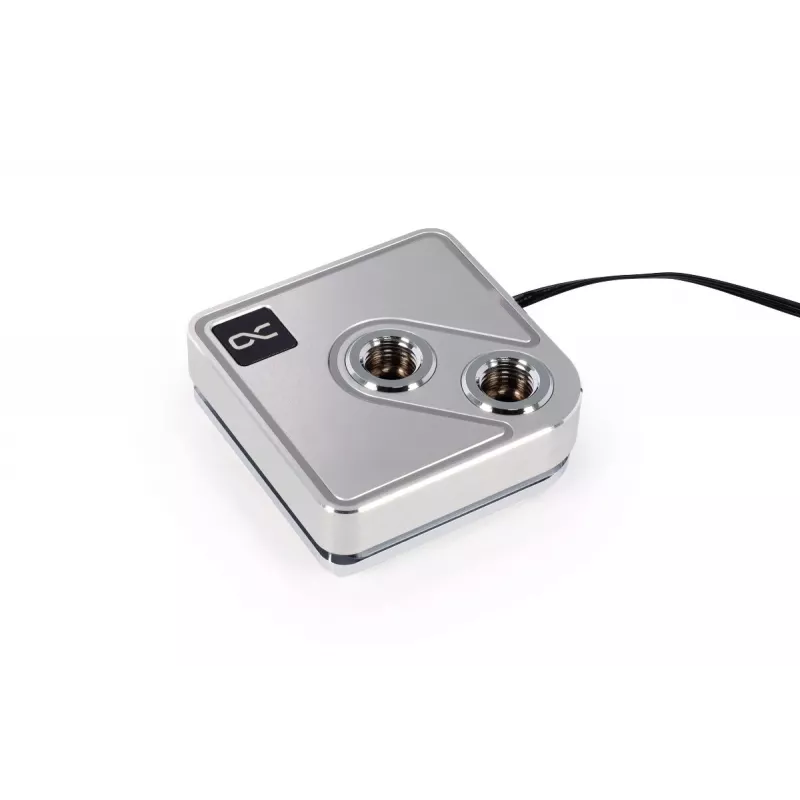 Bloco de água para refrigeração líquida Alphacool 13447 latão cobre prateado RGB 5V